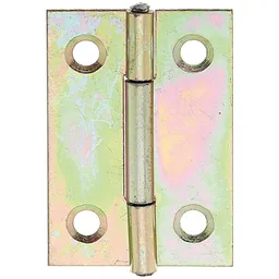 Alberts ALBERTS Scharnier, galv. gelb verzinkt, LxB 38x26 mm – Produktbild 1 von 1