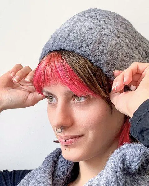 Alma & Lovis Alma & Lovis Strickmütze im Colorchange aus Alpaka-Woll-Mix | Degrade Hat, Dolphin (grau), – Produktbild 4 von 4
