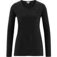 Living Crafts LIVING CRAFTS - Damen Langarm-Shirt - Schwarz (100% Bio-Baumwolle), Nachhaltige Mode, Bio Bekleidung – Produktbild 1 von 1