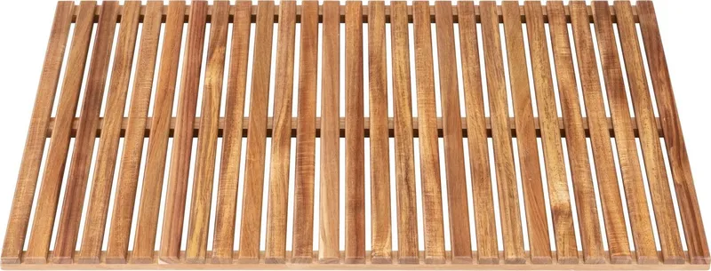 Wenko Wenko Saunabodenrost Acacia, Höhe 25 mm, rechteckig, Baderost aus Akazienholz für innen & außen, Beige, – Produktbild 2 von 3