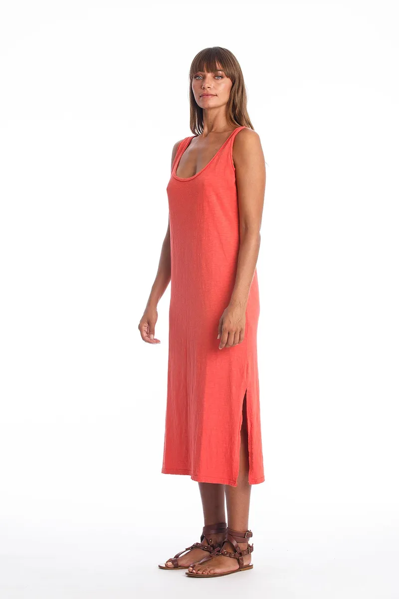 RAVENS VIEW IBIZA RAVENS VIEW IBIZA Damen vegan Kleid Demi Radiant Red, Hellrot, – Produktbild 2 von 2