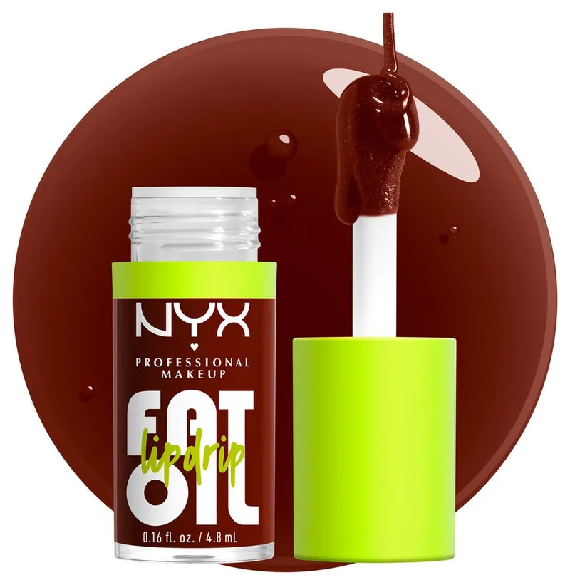 NYX PROFESSIONAL MAKEUP Schmink-Set FAT OIL LIP DRIP KIT, 4-tlg., Nicht klebrig, polstert die Lippen auf, pflegt, glänzendes Finish., Bunt, – Produktbild 5 von 5
