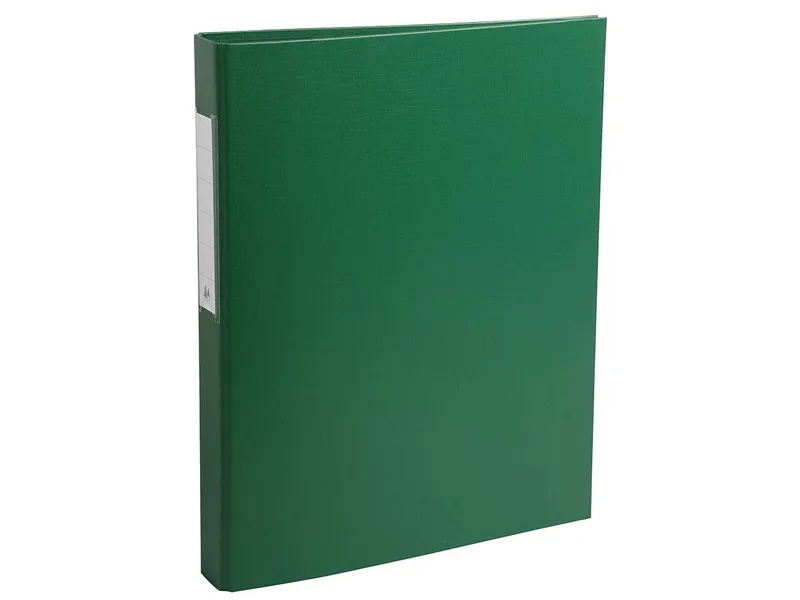 Exacompta 10 Exacompta Ringbücher aus kaschiertem Karton, DIN A4, 2 Ringe, RB 40 mm, grün – Produktbild 1 von 1