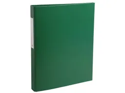 Exacompta 10 Exacompta Ringbücher aus kaschiertem Karton, DIN A4, 2 Ringe, RB 40 mm, grün – Produktbild 1 von 1