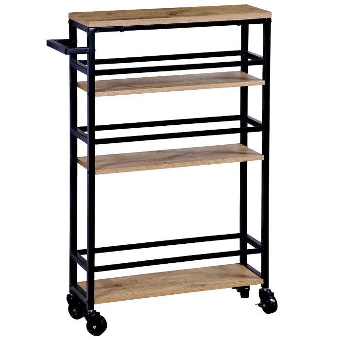 Kesper Nischenwagen, Schwarz | braun, – Produktbild 2 von 2