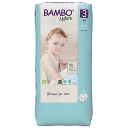 Bambo Nature Bambo Nature Windeln - Midi - Jumbo Pack mit 52 Windeln – Produktbild 1 von 1