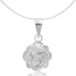 pakilia pakilia Silber Kette Rosen Fair-Trade und handmade – Produktbild 1 von 1