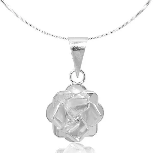 pakilia pakilia Silber Kette Rosen Fair-Trade und handmade, Silver, – Produktbild 1 von 4