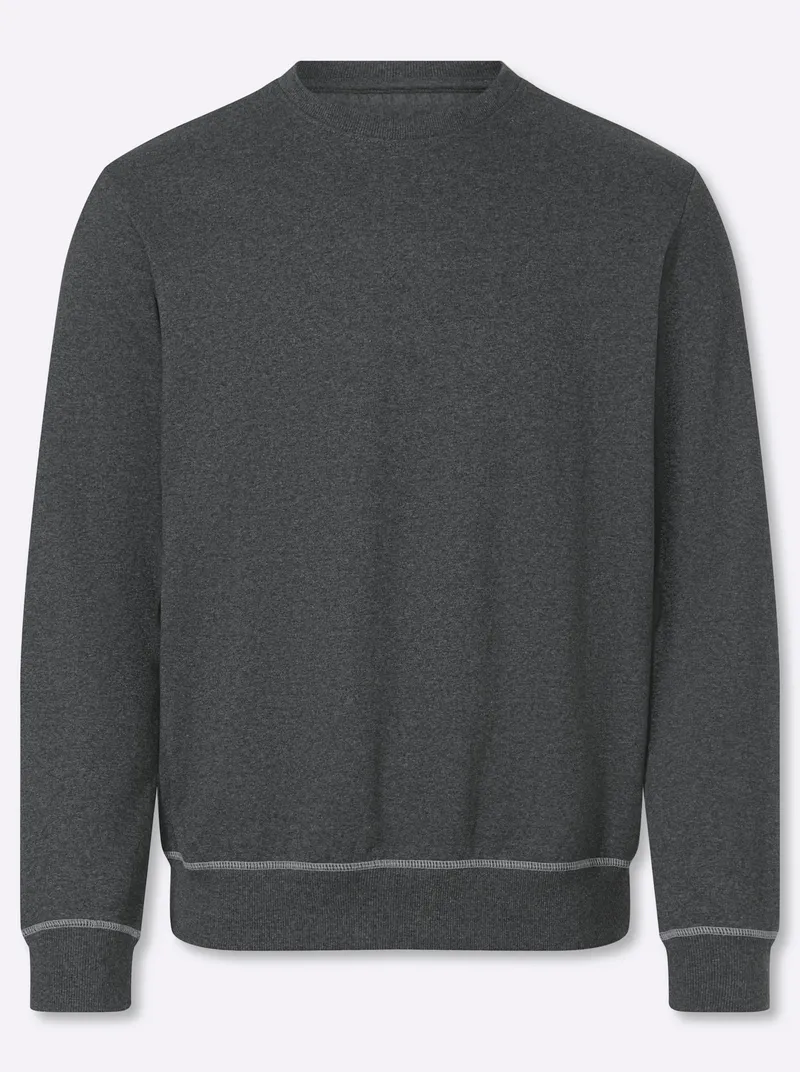 Catamaran Sweatshirt graphit-meliert, Graphit-meliert, – Produktbild 1 von 2