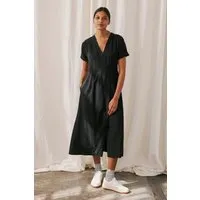 TWOTHIRDS TWOTHIRDS Damen vegan Kleid Vanier Schwarz – Produktbild 1 von 1