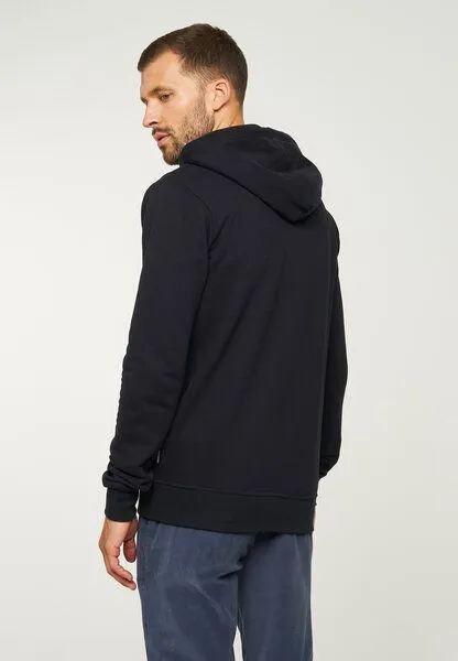 recolution Herren Sweatjacke aus Bio-Baumwolle - BIRCH - recolution, Schwarz, – Produktbild 2 von 4