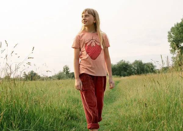 Cmig Cmig Kinder T-Shirt Erdbeere in rose clay, Rose clay, – Produktbild 4 von 4