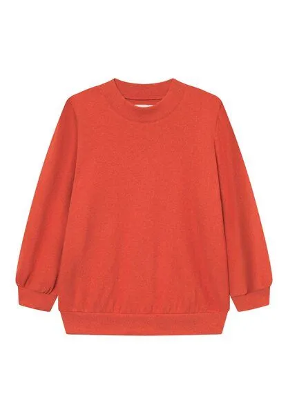 Givn Berlin Givn Berlin Sweater GBCLOUDY aus recycelter Baumwolle mit Puffärmeln, Dark orange, – Produktbild 3 von 4