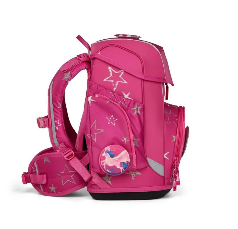 Ergobag Ergobag Schulranzen Cubo (5tlg., inkl. Sportbeutel, Federmäppchen, Schlampermäppchen und Kletties), Sternzaubär, – Produktbild 3 von 5