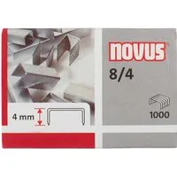 Novus Novus Heftklammern 8/4, verkupfert, Heftleistung ca. 15 Blatt, 1.000 Stk. – Produktbild 1 von 1
