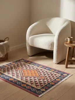 Rugtales Kelim Senneh „Rugtales“ aus Schurwolle, 60x86 cm – Produktbild 1 von 1