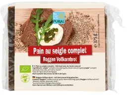 Pural PURAL Bio-Roggen Vollkornbrot, 375 g – Produktbild 1 von 1
