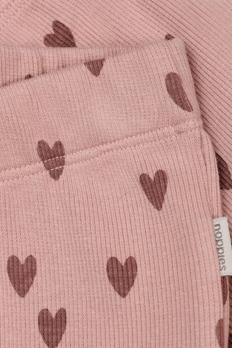 Noppies Baby Leggings flared all over print, Rosa, – Produktbild 4 von 4