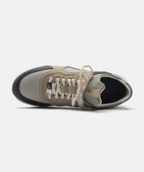 ekn footwear ekn footwear Sneaker Larch - Vegan Leather, Falcon (mehrfarbig), – Produktbild 3 von 4