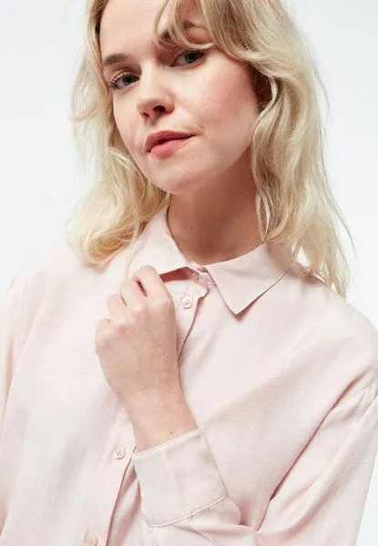 Givn Berlin Givn Berlin Kurze Bluse GBSAVANNAH aus TENCEL, Powder pink (tencel), – Produktbild 4 von 4