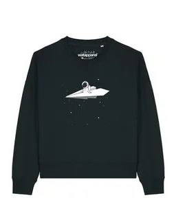 watapparel watapparel Sweatshirt Frauen Fly me to the moon – Produktbild 1 von 1