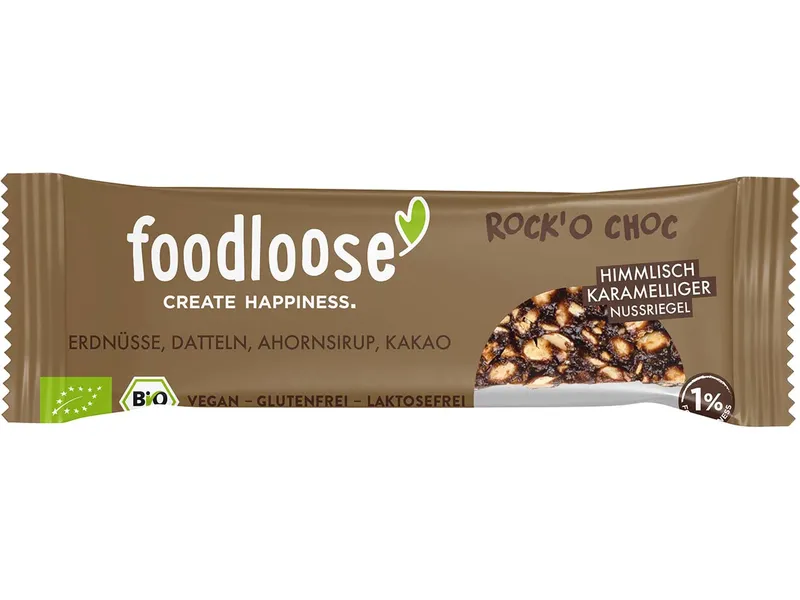 foodloose foodloose Bio-Nussriegel "Rock'O Choc", 35 g – Produktbild 1 von 1