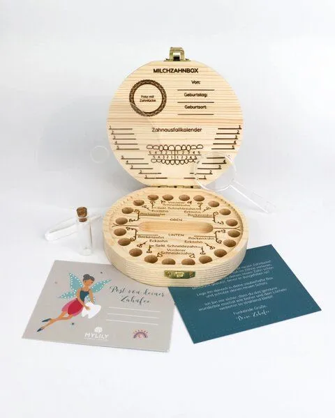 MYLILY MYLILY Milchzahnbox aus Holz – Produktbild 2 von 4