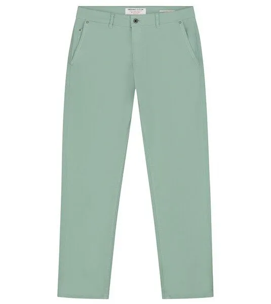 Kuyichi Kuyichi Chino-Hose Dexter Soft, Petrol, – Produktbild 1 von 4