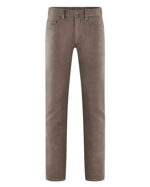 HempAge Hempage 5-Pocket Jeans Hose Hanf Bio Baumwolle, Dust, – Produktbild 1 von 2