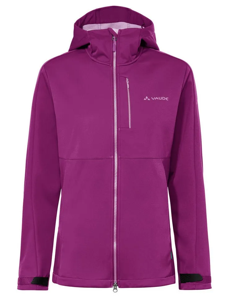 Vaude Vaude Outdoorjacke Women's All Year Elope Softshell Jacket II (1-St) atmungsaktive und kuschelige Softshell Jacke, Blau, – Produktbild 1 von 5