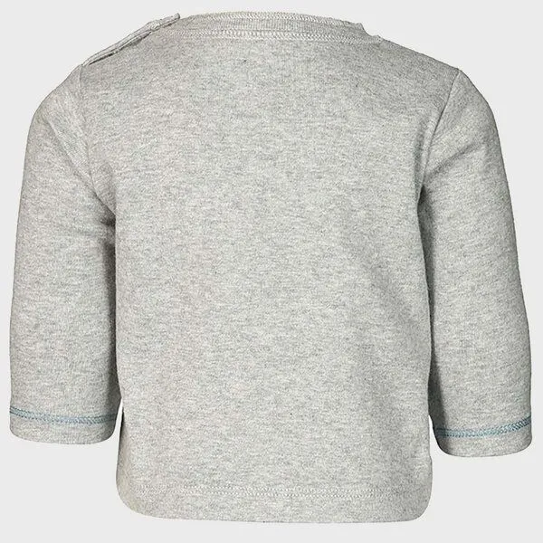 OrganicEra Baby Langarm T-shirt 'OrganicEra' aus Bio Baumwolle, Grey melange (grau), – Produktbild 3 von 4