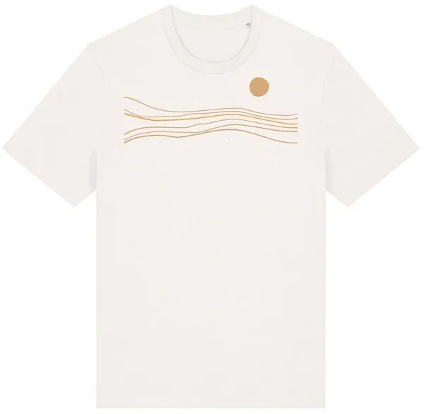 Kultgut Kultgut Artdesign Biofair- Klassik T-Shirt / Still Sundown, Weiß, – Produktbild 1 von 2