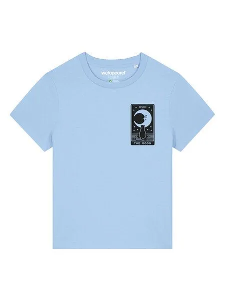 watapparel watapparel T-Shirt Frauen Tarot The Moon, Blue soul, – Produktbild 2 von 3