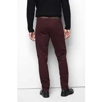 M 5 BY MEYER M 5 BY MEYER Five Pocket in Premium Satin, Burgund (rot), – Produktbild 3 von 7