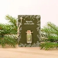 Die Stadtgärtner Die Stadtgärtner Kleiner Wunscherfüller - Wünsche werden wahr / Weihnachtsgeschenke / Geschenkanhänger I Kleines Weihnachtsgeschenk I Mitbringsel Weihnachten – Produktbild 1 von 1