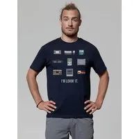 watapparel watapparel T-Shirt Unisex Videogames, French navy, – Produktbild 1 von 1