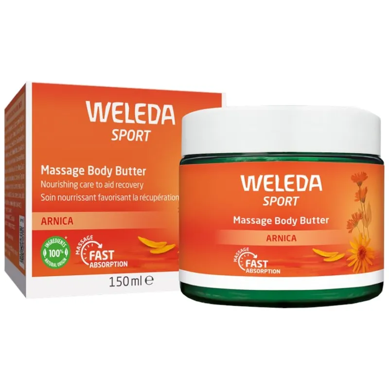 Weleda WELEDA Sport Massage Body Butter Arnika 150 ml Creme – Produktbild 1 von 1