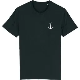 Spangeltangel Spangeltangel T-Shirt "Anker", Männershirt, Herrenshirt, bedruckt, T-Shirt, Biobaumwolle – Produktbild 1 von 1