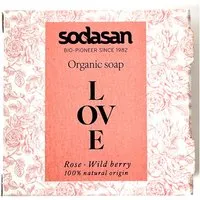 Sodasan sodasan Seife "LOVE" organic soap, Rose/Wild berry – Produktbild 1 von 1