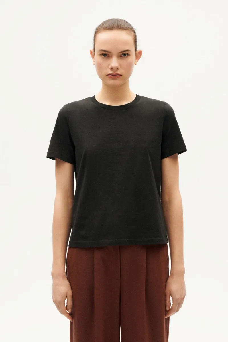 thinking mu Thinking MU Damen vegan T-Shirt Ida Schwarz, Schwarz, – Produktbild 2 von 2