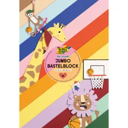 folia folia Jumbo Bastelblock Tonpapier/Fotokarton 50 Blatt – Produktbild 1 von 1