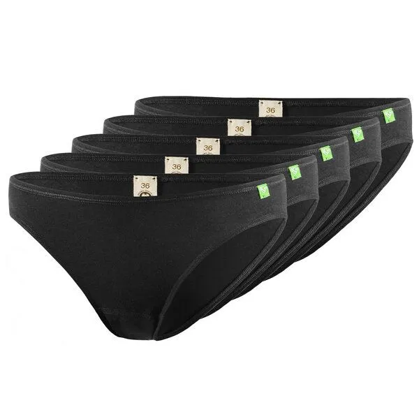 kleiderhelden kleiderhelden SlipTease 5er Pack Unterhose, 5x schwarz, – Produktbild 1 von 3