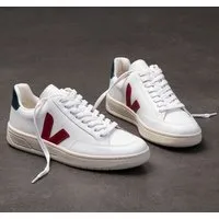 Veja Veja Sneaker Herren - V-12 Leather, Weiß (extra white marsala nautico), – Produktbild 1 von 1