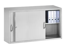 C+P C+P Aufsatzschrank für Schiebetürenschränke aus Stahl 160 cm breit lichtgrau T 50 H 79 – Produktbild 1 von 1