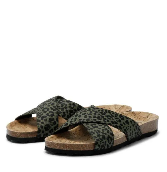 Grand Step Shoes Grand Step Shoes Lilo Sandalen, vegan, Schwarz-oliv, – Produktbild 1 von 4