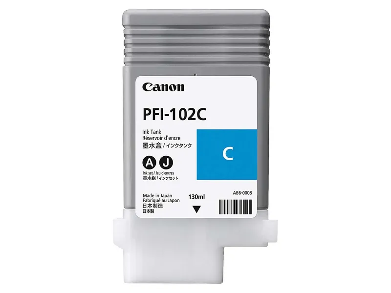 Canon Canon Tintenpatrone PFI-102C cyan – Produktbild 1 von 2