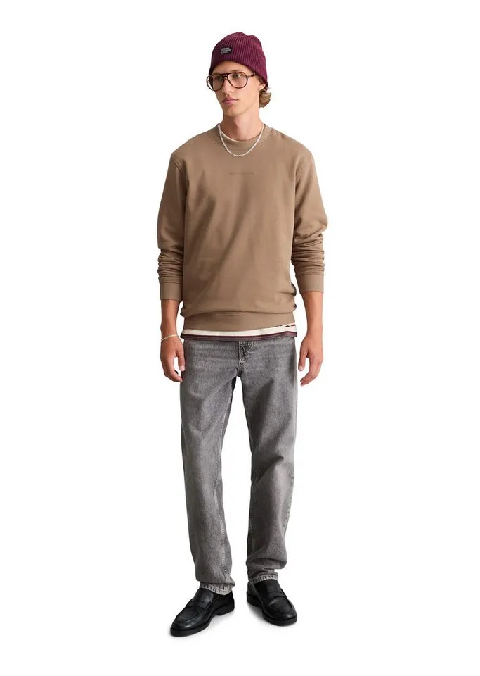 Marc O'Polo DENIM Sweatshirt aus weichem Bio-Baumwoll-Sweat, Braun, – Produktbild 5 von 5