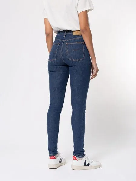 Nudie Jeans Nudie Jeans Bio-Denim Hightop Tilde Light Navy – Produktbild 2 von 4