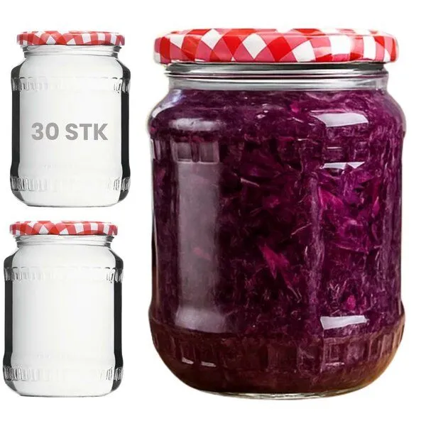 mikken mikken Einmachgläser 720ml mit Schraubdeckel TO82 – Produktbild 2 von 8