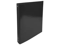 Exacompta 10 Exacompta Ringbücher "Iderama" aus kaschiertem Karton, DIN A4, 4 Ringe, schwarz – Produktbild 1 von 1